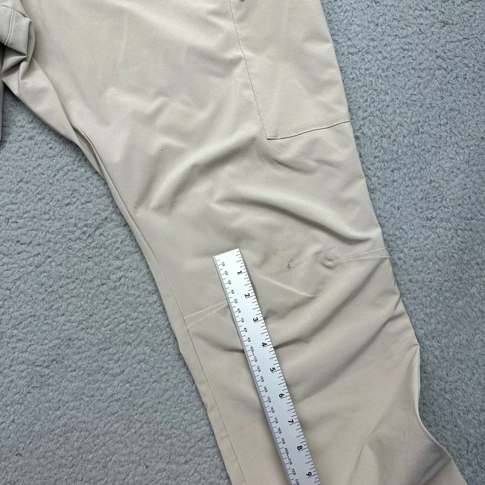 Columbia PFG XM3629 Mens Size 36W 30L Beige Cropped Cargo Fishing Outdoors Pants
